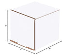 BOX USA Shipping Boxes Small 4"L x 4"W x 4"H, 50-Pack | Corrugated Cardboard Box for Packing, Moving and Storage