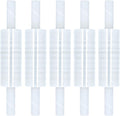 PSBM Stretch Wrap with Handles, 4 Pack, 15 Inch x 1000 Feet, 80 Gauge, Clear Plastic Cling with Extended Core Handles Built in