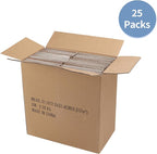 Hoikwo 6x6x6 Shipping Boxes Set of 25, White Corrugated Cardboard Box for Small Business for Packaging Mailing