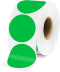 2 Inch Green Circle Stickers 500 Pcs,Permanent Color Coding Dots for Office,Home Organization, File Classification,Multipurpose Labels