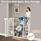 Fairy Baby Extra Wide Baby Gates 67-71.5 Inch, Auto Close Child Safety Gates for Stairway Banister Doorways Hallway,Indoor Safety Child Gates for Kids or Pets
