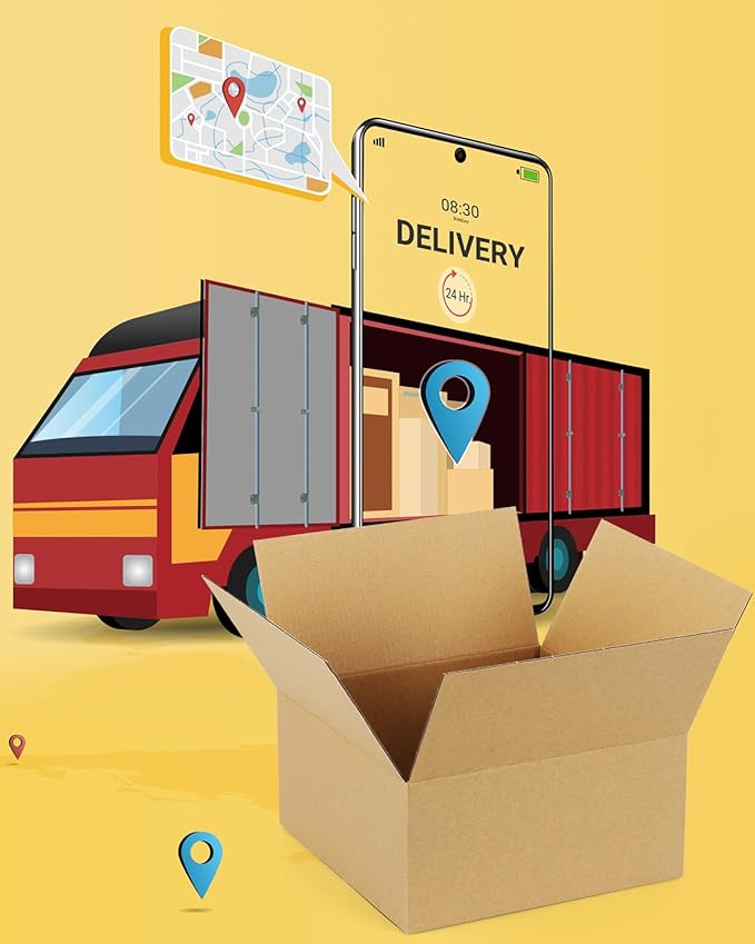 40-Pack-Small-Shipping-Boxes-8x8x4, Corrugated-Cardboard-Boxes-for-Packaging-Small-Business, Brown-Boxes-Mailers