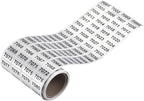 MECCANIXITY 7001 to 8000 Consecutive Number Stickers Inventory Label Black Numbers for Office Warehouse Numbering Classification