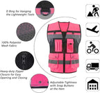 Safety Vest High Visibility Reflective Construction Vest for Men Women