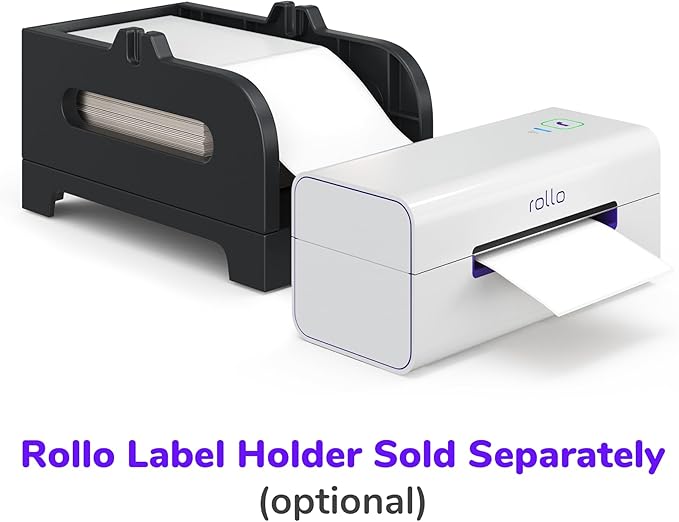 Rollo Direct Thermal Shipping Labels - Pack of 500 4x6 Thermal Labels Fanfold - Perforated and Strong Adhesive (Commercial Grade)