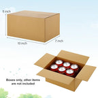 Famagic Small Shipping Boxes 10x7x5 Inch 10 Pack Brown Box Corrugated Cardboard Boxes for Packaging Small Business, Mailing Boxes for Shipping