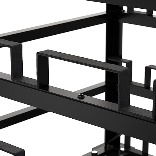 Trafford Industrial Stanchion Post Cart, 24 Posts, Horizontal Padded Storage and Locking Wheels for Safety