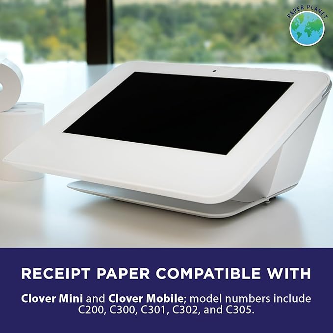 Thermal Paper for Clover Mini Thermal Printer by Paper Planet | C200 C300 C301 C302 C305 | 120 Rolls