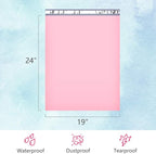 UCGOU Poly Mailers 19x24 Inch Light Pink 100 Pack Extra Large Shipping Bags Strong Thick Mailing Envelopes Self Seal Adhesive Waterproof and Tear Proof Boutique Postal for Clothing Quilt and More
