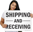 "Shipping And Receiving" Sign By SmartSign | 18" x 24" Aluminum