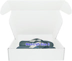 12x9x3 inches Small White Mailers Boxes Recyclable Corrugated Gift Box for Packaging Shipping Set of 10