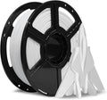 FLASHFORGE Rapid PETG Filament 1.75mm White, Max 600mm/s High Speed Printing, 3D Printer Filament 1kg Spool, Dimensional Accuracy +/- 0.02mm, Fits Most 3D Printers