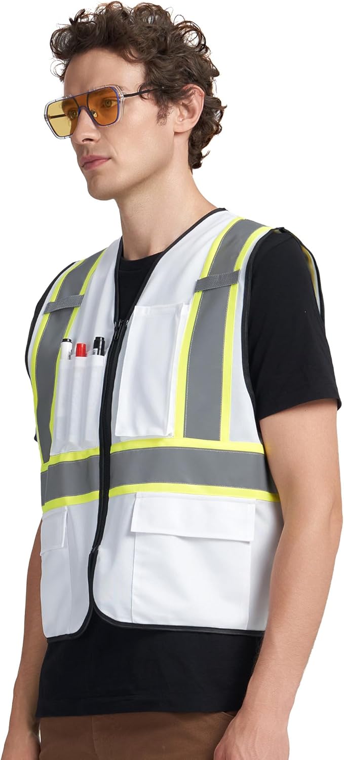 A-KSAFETY Custom High Visibility Reflective Safety Vest with logo