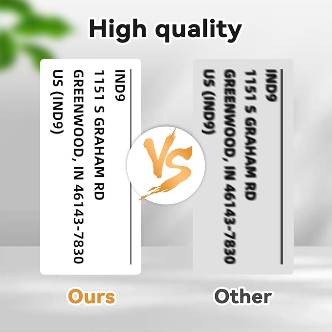 Suminey - Compatible Barcode Labels Replacement for Brother DK-1209 (2.4 in x 1.1 in), Use with Brother QL Label Printers [10 Rolls/8000 Labels + 1 Frame]