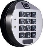 YOSEC Electronic Biometric Gun Safe with Stainless Steel Chrome Finish Keypad Lock