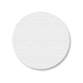 Mighty Line 5.7" Solid Dot Shaped Floor Marking Tape for Safety, Caution, Warning, Heavy-Duty, Peel and Stick, Adhesive Circle Spots, Industrial Quality, White, Pack of 100