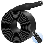 TKDMR 13 Ft 1/2" Heat Shrink Tubing - 3:1 Ratio Marine Grade Heat Shrink,Wire Cable Adhesive Lined Tube Insulation Seal Against Moisture Corrosion and Air Leakage.Black