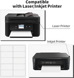 200 Sheets Shipping Address Labels for Laser and Inkjet Printer 2x4, 2000 Labels 10 Up Strong Adhesive Internet Mailing Shipping Labels