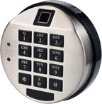 YOSEC Electronic Biometric Gun Safe with Stainless Steel Chrome Finish Keypad Lock