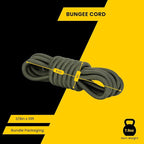 Bungee Cord Elastic Shock Cord 3/8" x 10' Bungee Rope for DIY, Tie Downs, Kayak and Outdoor - Army Green