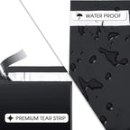 Metronic Large Poly Mailers 19x24 50PCS, Shipping Bags Envelopes Mailers with Self Adhesive Waterproof and Tear-Proof Postal Bags, Black
