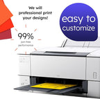 Custom Bright Neon Color Labels, Print Your Own Stickers, Upload Your Design for Printing - Smooth Matte Finish, Strong Adhesive, Crack and Peel - 6" x 9" - 25 Sheets per Pack (Sun Yellow)