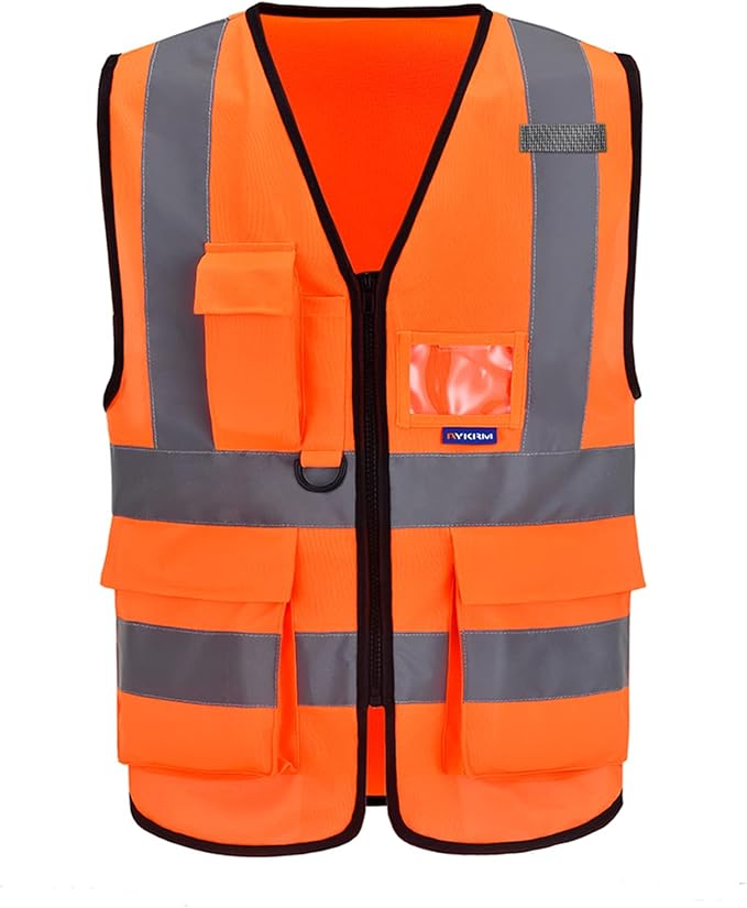 A-SAFETY Orange SMALL Safety VestS