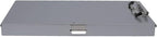 Saunders Tuffwriter Recycled Aluminum Storage Clipboard, 0.5" Clip Capacity, Holds 8.5 x 11 Sheets, Silver