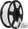 FLASHFORGE PLA Filament 1.75mm, 3D Printer Filament 1kg (2.2lbs) Spool, Dimensional Accuracy +/- 0.02mm, 3D Printing Filament Easy to Use and Fits for Most FDM 3D Printers (White)