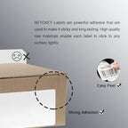BETCKEY - 4" x 5" (102 mm x 127 mm) Large Shipping & Multipurpose Labels Compatible with Zebra & Rollo Label Printer,Premium Adhesive & Perforated [1 Rolls, 350 Labels]