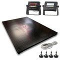 Heavy Duty Industrial 60" x 84" Floor Scale Accurate Livestock Digital 5’ x 7 Pallet Scales for Warehouse or Shipping Weighing (2500 Ibs x 0.5 Ib)