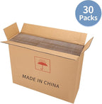 Hoikwo 9x7x5 Shipping Boxes Set of 30, White Corrugated Cardboard Box for Small Business for Packaging Mailing