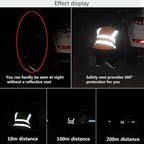 Tydon Guardian Reflective Safety Vest for Women Men High Visibility Security With Pocket Zipper Front Meet ANSI/ISEA Standard