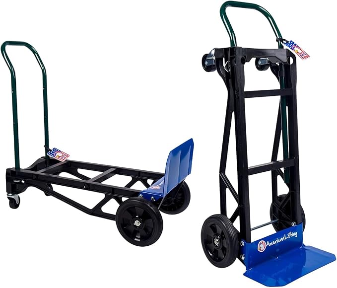 400 lb Capacity Ultra Lightweight Super Strong Nylon Convertible Hand Truck & Dolly