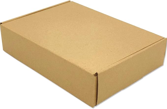 Small Brown Shipping Boxes for Small Business Pack of 25-7x5x2 inches Cardboard Corrugated Mailer Boxes for Shipping Packaging Craft Gifts Giving Products