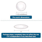 XHF 1.5 inch 3:1 Waterproof Clear Heat Shrink Tubing Marine Grade Wire Cable Adhesive Lined Tube Insulation Seal Against Moisture Corrosion and Air Leakage, 4 Ft