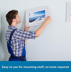 Double Sided Tape 2in X 9.85ft，Heavy Duty Removable Mounting Tape, Picture Hanging Adhesive Strips
