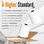 3 1/8 X 230 Thermal Paper Rolls (30 Rolls/Box) – BPA-Free Rolls for POS Systems, Cash Registers & Credit Card Machines