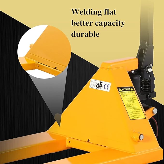 Manual Pallet Jacks 5500lbs Capacity Industrial Hand Pallet Truck 48" Lx27''W Fork Size