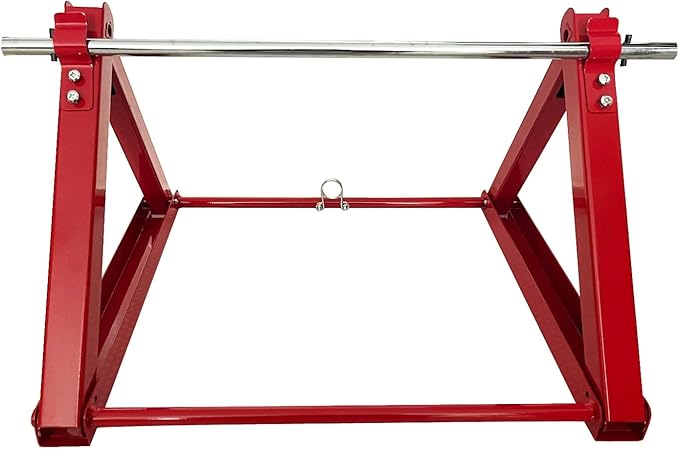 Cable Reel Drum Roller Holder Wire Dispenser Cable Rack Fold Spool Holder Dispenser RED B