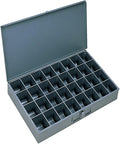DURHAM Compartment Box - 13-1/4 x9-1/4 x2" - (8) Compartments - With Fixed Dividers