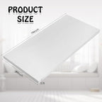 Amylove Polyurethane Foam 2/5" x 59" x 79" High Density Cushion Upholstery Foam Sheet for Seat Replacement DIY Projects Chairs Headboards Sofas Home(White)