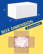 40-Pack-Small-Shipping-Boxes-8x6x4, Corrugated-Cardboard-Boxes-for-Packaging-Small-Business, White-Boxes-Mailers