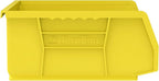 Akro-Mils 30255 AkroBins Plastic Storage Bins, Space-Saving Stackable Bins for Garage, Pantry, Craft Organization, 11-" x 16-" x 5-", Yellow, 6-Pack