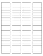NextDayLabels – 1-3/4" x 1/2" Rectangular Sticker Labels for Printer - White Laser/Inkjet Printer Labels Return Address Labels Shipping Label Stickers (500 Sheets, 80 Per Sheet, 40000 Labels)