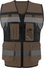 Safety Vest High Visibility Reflective Construction Vest for Men Women