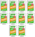 ROSEUP Clear Stretch Wrap Film 5" x 1000ft Roll, 80 Gauge Thick Cling Plastic Wrap for Moving, Pallet Wrap, Self Adhering Packaging Heavy Duty Shrink Film, 10 Pack