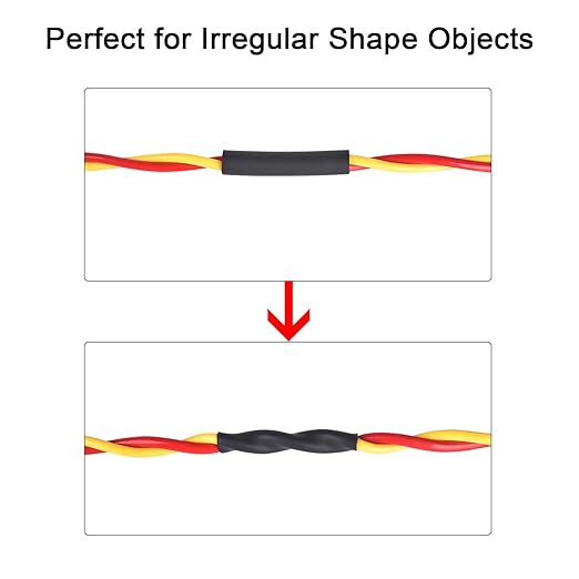XHF 1/2 Inch (13mm) 3:1 Waterproof Heat Shrink Tubing Marine Grade Wire Cable Adhesive Lined Tube Insulation Seal Against Moisture Corrosion and Air Leakage, 4 Ft Black