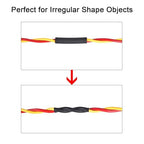 XHF 1/8 Inch(3.2mm) 82 Ft XHF 3:1 Waterproof Red Heat Shrink Tubing Roll Marine Grade Adhesive Lined Shrink Tube, Insulation Sealing Oil-Proof Wear-Resistant