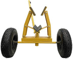 880LB Marble Slab Handling Truck, Heavy-Duty Stone Plate Mover with Thickened Steel Tires for Granite and Stone Transport